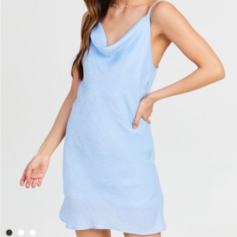 blue altar’d state slip dress
